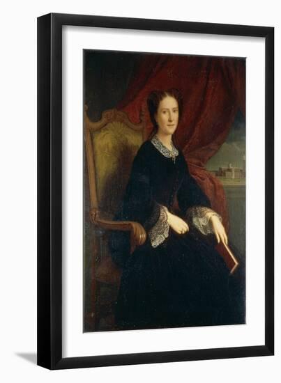 Portrait of Countess Giuseppina Muzzarelli-Pietro Scoppetta-Framed Giclee Print