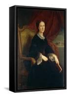 Portrait of Countess Giuseppina Muzzarelli-Pietro Scoppetta-Framed Stretched Canvas