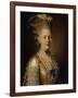 Portrait of Countess Kh. Obolenskaya, Ca 1776-Alexander Roslin-Framed Giclee Print