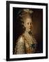 Portrait of Countess Kh. Obolenskaya, Ca 1776-Alexander Roslin-Framed Giclee Print