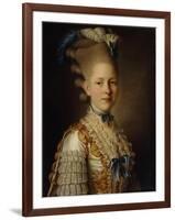 Portrait of Countess Kh. Obolenskaya, Ca 1776-Alexander Roslin-Framed Giclee Print