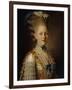 Portrait of Countess Kh. Obolenskaya, Ca 1776-Alexander Roslin-Framed Giclee Print