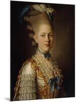 Portrait of Countess Kh. Obolenskaya, Ca 1776-Alexander Roslin-Mounted Giclee Print