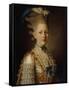 Portrait of Countess Kh. Obolenskaya, Ca 1776-Alexander Roslin-Framed Stretched Canvas