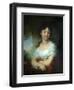 Portrait of Countess Maria Alexeyevna Orlova-Denisova, 1801-Vladimir Lukich Borovikovsky-Framed Premium Giclee Print