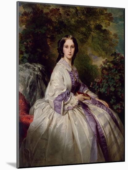 Portrait of Countess Maria Ivanovna Lamsdorf, Née Beck, 1859-Franz Xaver Winterhalter-Mounted Giclee Print