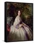 Portrait of Countess Maria Ivanovna Lamsdorf, Née Beck, 1859-Franz Xaver Winterhalter-Framed Stretched Canvas