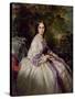 Portrait of Countess Maria Ivanovna Lamsdorf, Née Beck, 1859-Franz Xaver Winterhalter-Stretched Canvas