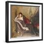 Portrait of Countess Michael Karolyi Reclining, Full Length, on a Divan-John Quincy Adams-Framed Giclee Print