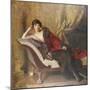 Portrait of Countess Michael Karolyi Reclining, Full Length, on a Divan-John Quincy Adams-Mounted Giclee Print