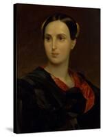 Portrait of Countess Olga Pavlovna Fersen (Stroganov) (1808-183), C. 1837-Karl Pavlovich Briullov-Stretched Canvas