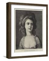 Portrait of Countess Potocka, in the Dresden Gallery-Angelica Kauffmann-Framed Giclee Print