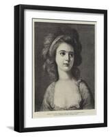 Portrait of Countess Potocka, in the Dresden Gallery-Angelica Kauffmann-Framed Giclee Print