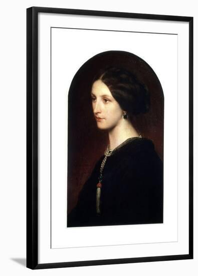 Portrait of Countess Sophie Shuvaloff, 1853-Paul Delaroche-Framed Giclee Print