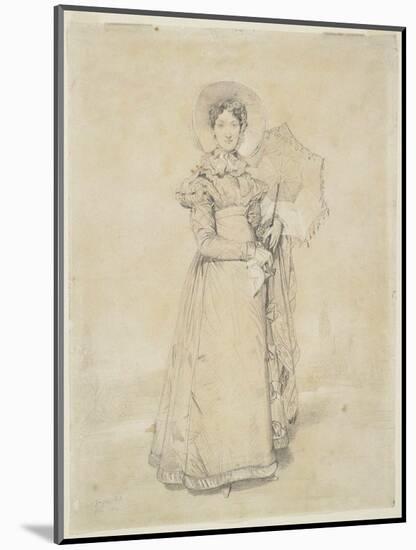 Portrait of Countess Thérèse Apponyi, née von Nogarola (1790-1874), 1823-null-Mounted Giclee Print