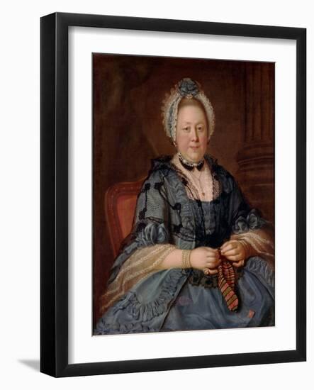 Portrait of Countess Tolstaya, Née Lopukhina, 1768-Ivan Petrovich Argunov-Framed Giclee Print