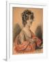 Portrait of Countess Varvara Ivanovna Golitsyna, Née Shipova, 1820s-Carl Von Hampeln-Framed Giclee Print