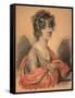Portrait of Countess Varvara Ivanovna Golitsyna, Née Shipova, 1820s-Carl Von Hampeln-Framed Stretched Canvas