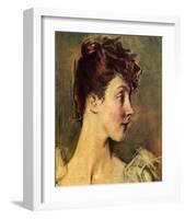 Portrait of Countess von de Leusse-Giovanni Boldini-Framed Premium Giclee Print