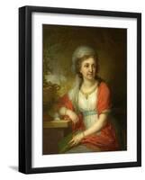 Portrait of Countess Yekaterina Alexeyevna Musina-Pushkina, 1797-Vladimir Lukich Borovikovsky-Framed Giclee Print