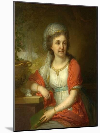 Portrait of Countess Yekaterina Alexeyevna Musina-Pushkina, 1797-Vladimir Lukich Borovikovsky-Mounted Giclee Print