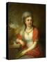 Portrait of Countess Yekaterina Alexeyevna Musina-Pushkina, 1797-Vladimir Lukich Borovikovsky-Stretched Canvas