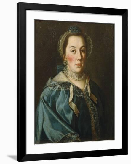 Portrait of Countess Yelizaveta Franzevna Buturliina, 1763-Alexei Petrovich Antropov-Framed Giclee Print