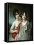 Portrait of Countesses Anna Gagarina and Varvara Gagarina, 1802-Vladimir Lukich Borovikovsky-Framed Stretched Canvas