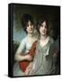 Portrait of Countesses Anna Gagarina and Varvara Gagarina, 1802-Vladimir Lukich Borovikovsky-Framed Stretched Canvas