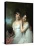 Portrait of Countesses E.A. and A.A. Kurakin, 1802-Vladimir Lukich Borovikovsky-Stretched Canvas