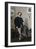 Portrait of Cristiano Banti with His Cane, 1866-Giovanni Boldini-Framed Giclee Print