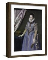 Portrait of Cristina Di Lorena, Grand Duchess of Tuscany, 1590-Scipione Pulzone-Framed Giclee Print