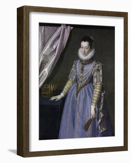 Portrait of Cristina Di Lorena, Grand Duchess of Tuscany, 1590-Scipione Pulzone-Framed Giclee Print