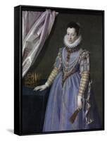 Portrait of Cristina Di Lorena, Grand Duchess of Tuscany, 1590-Scipione Pulzone-Framed Stretched Canvas