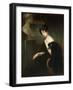 Portrait of Cristina Trivulzio Belgiojoso-Francesco Hayez-Framed Giclee Print