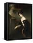 Portrait of Cristina Trivulzio Belgiojoso-Francesco Hayez-Framed Stretched Canvas