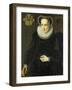 Portrait of Cunera Van Martena, Wife of Rudolph Van Buynou-Adriaen van Cronenburg-Framed Art Print