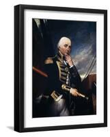 Portrait of Cuthbert Collingwood, Baron Collingwood, 1828-Henry Howard-Framed Giclee Print