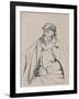 'Portrait of CÚzanne', c.1874, (1946)-Camille Pissarro-Framed Giclee Print