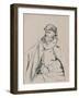 'Portrait of CÚzanne', c.1874, (1946)-Camille Pissarro-Framed Giclee Print