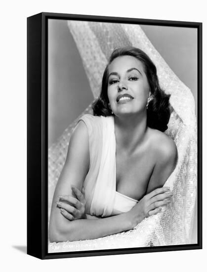 Portrait of Cyd Charisse-null-Framed Stretched Canvas