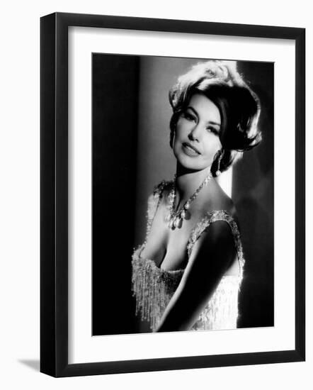 Portrait of Cyd Charisse-null-Framed Photo