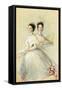 Portrait of Czarina Maria Feodorovna and Her Sister Alexandra-Franz Xaver Winterhalter-Framed Stretched Canvas