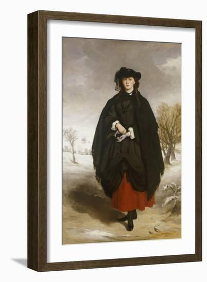 Portrait of Daisy Grant, the Artist's Daughter-Sir Francis Grant-Framed Giclee Print