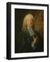 Portrait of Daniel Jousse (Oil on Canvas)-Jean-Baptiste Perronneau-Framed Giclee Print