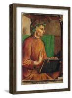 Portrait of Dante Alighieri (1265-1321), circa 1475-Joos van Gent-Framed Giclee Print