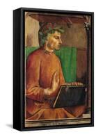 Portrait of Dante Alighieri (1265-1321), circa 1475-Joos van Gent-Framed Stretched Canvas