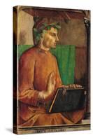 Portrait of Dante Alighieri (1265-1321), circa 1475-Joos van Gent-Stretched Canvas