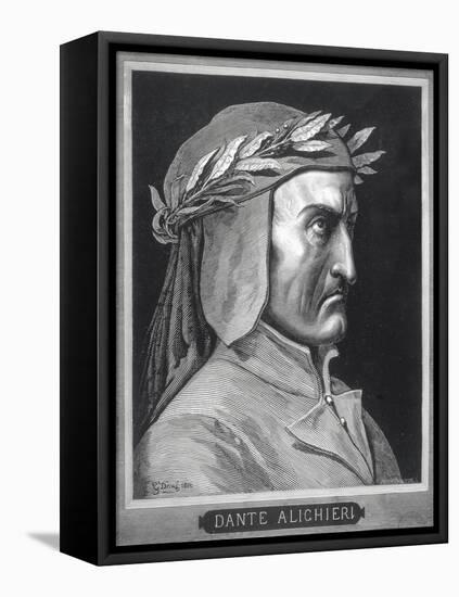 Portrait of Dante Alighieri (1265-1321)-Gustave Dore-Framed Stretched Canvas