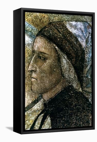 Portrait of Dante Alighieri, C1287-1337-Giotto-Framed Stretched Canvas